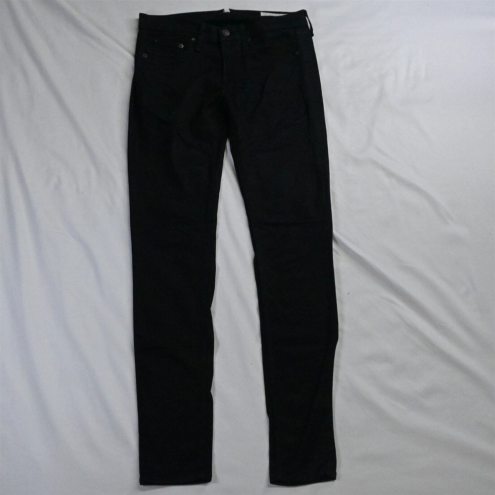 Rag + Bone 27 Legging Super Skinny‎ Black Brushed Knit Jeans